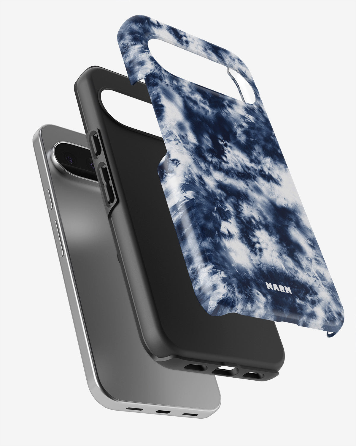 Google Pixel 9 Pro Tough Case – Tie Dye Blue - View 3
