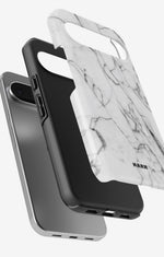 Google Pixel 9 Pro Tough Case – Milky Marble - View 3