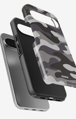 Google Pixel 9 Pro Tough Case – Grey Camo - View 3