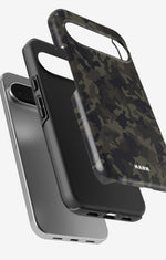 Google Pixel 9 Pro Tough Case – Jungle Green Camo - View 3