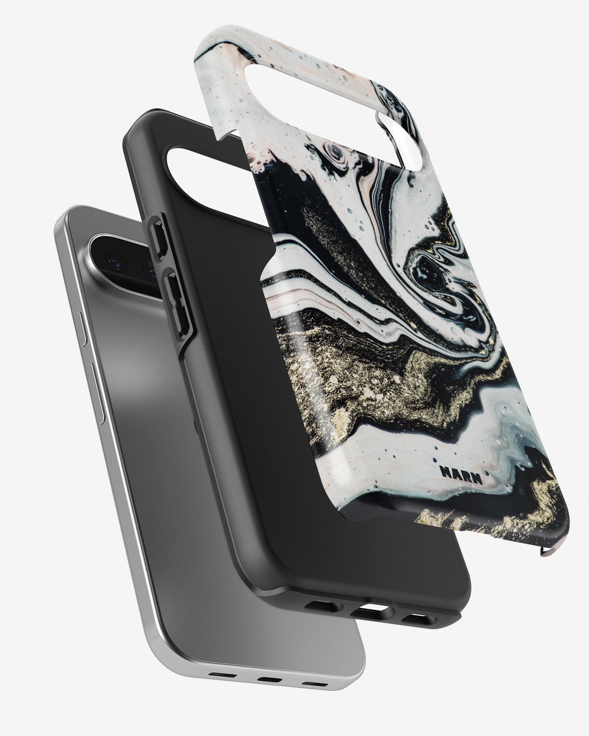 Google Pixel 9 Pro Tough Case – Golden Swirl - View 3