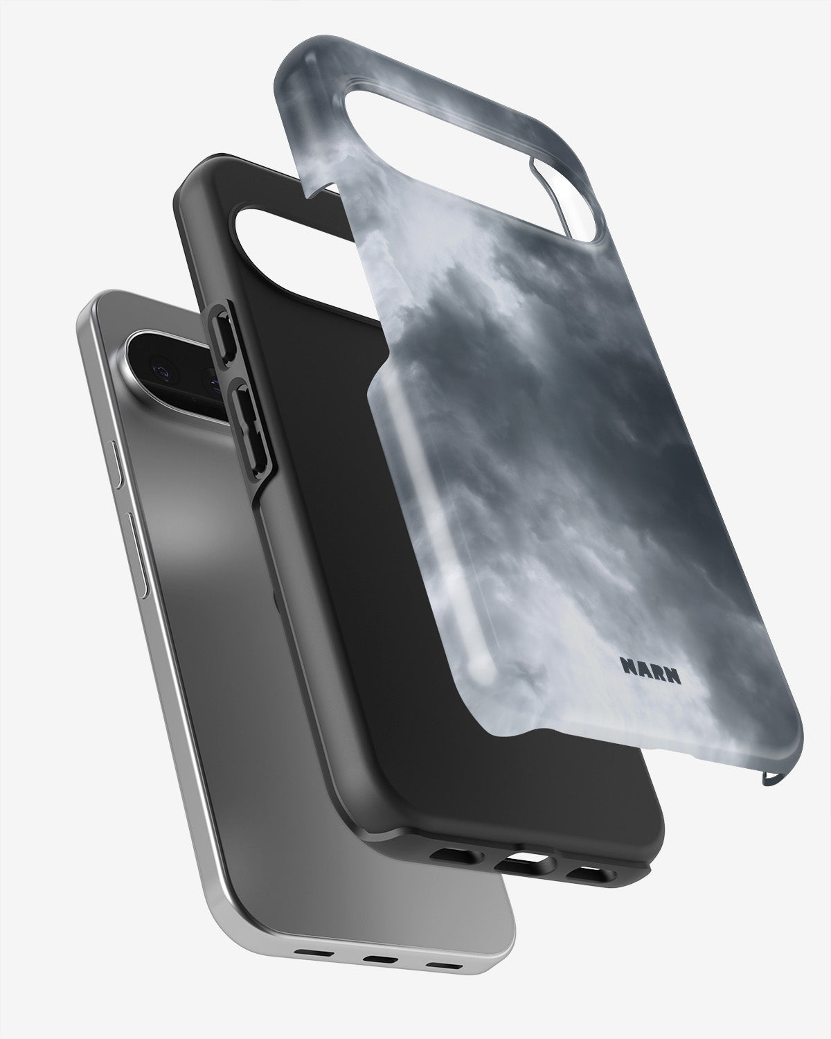 Google Pixel 9 Pro Tough Case – Cloudy - View 3