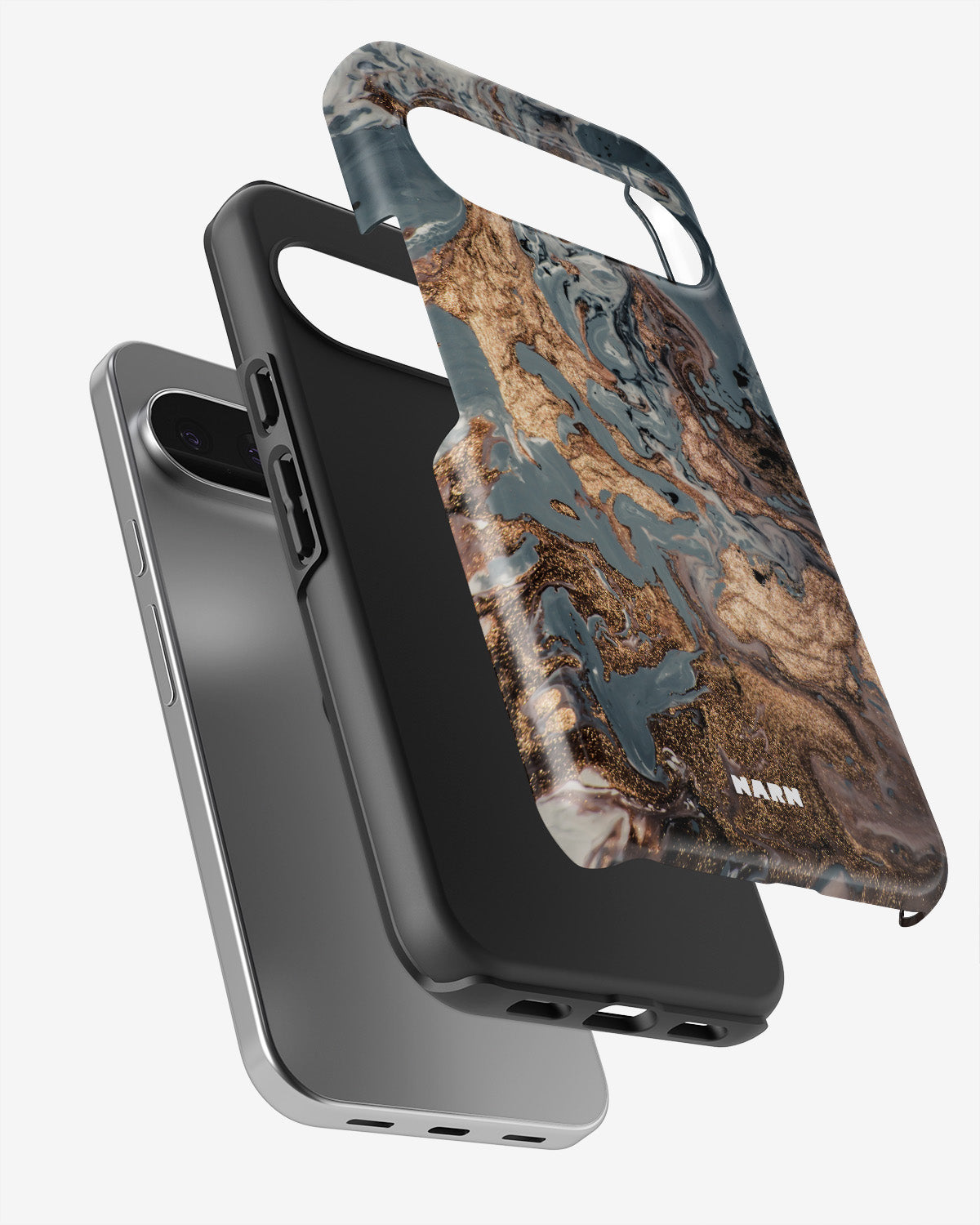 Google Pixel 9 Pro Tough Case – Molten Gold - View 3