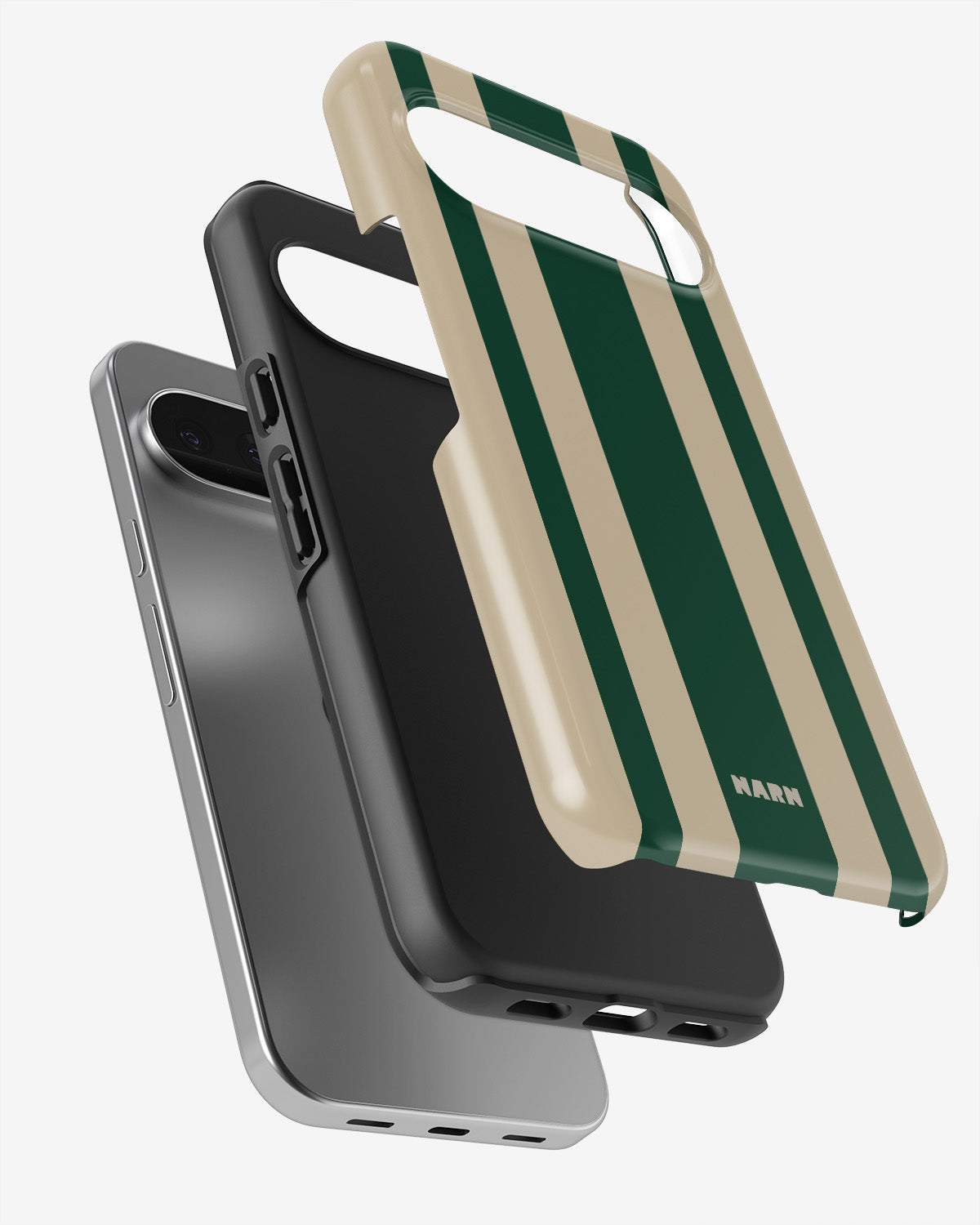 Google Pixel 9 Pro Tough Case – Vert Stripe - View 3
