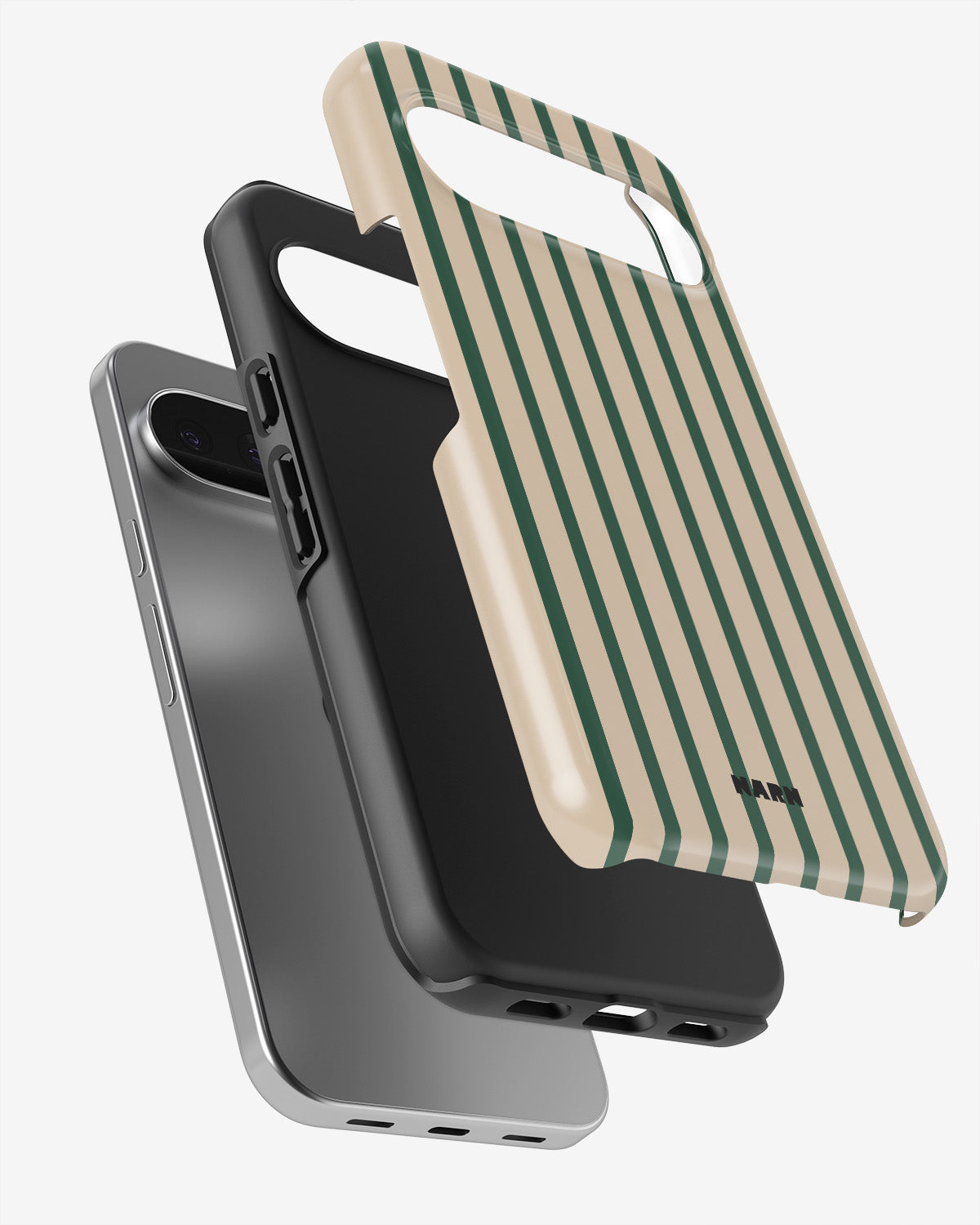 Google Pixel 9 Pro Tough Case – Evergreen Stripe - View 3
