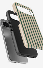 Google Pixel 9 Pro Tough Case – Evergreen Stripe - View 3