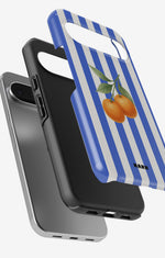 Google Pixel 9 Pro Tough Case – Orange Stripes - View 3