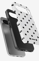 Google Pixel 9 Pro Tough Case – Mono Dots - View 3