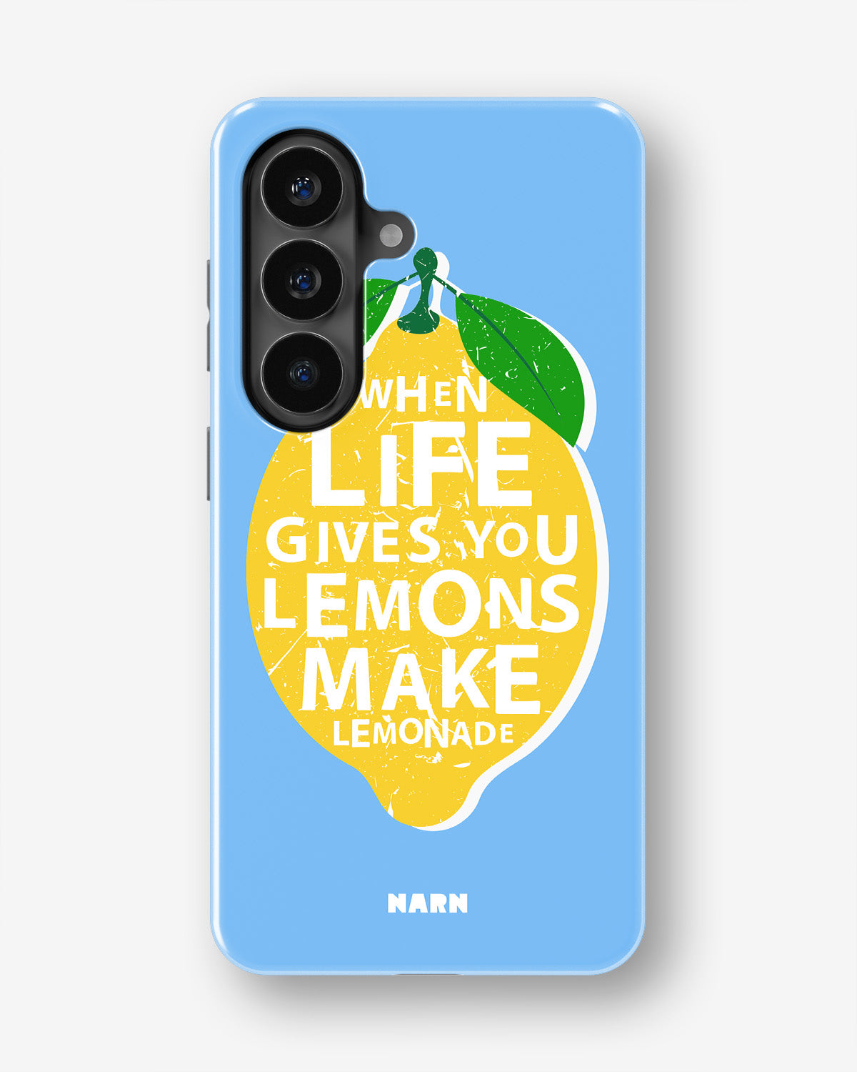 Samsung Galaxy A34 5G Tough Case – Lemon Quote - View 1