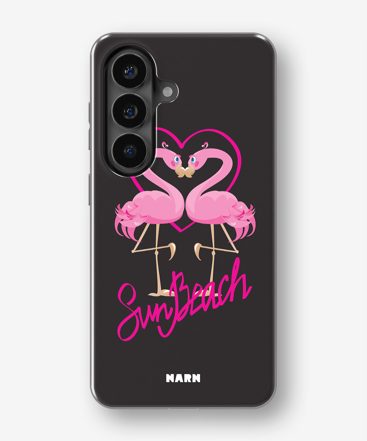 Samsung Galaxy A34 5G Tough Case – Beach Flamingo - View 1