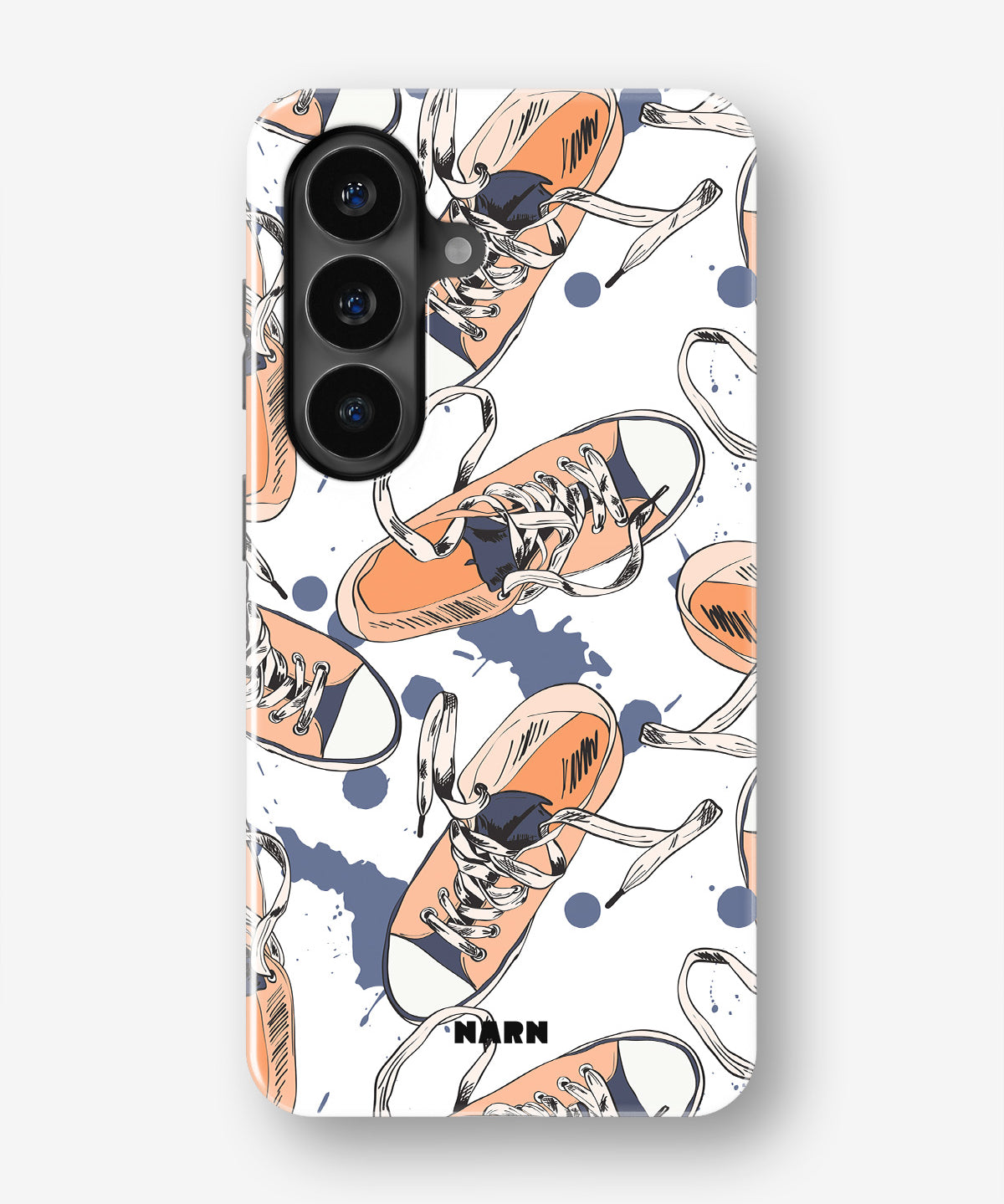 Samsung Galaxy A34 5G Tough Case – Apricot Sneakers - View 1