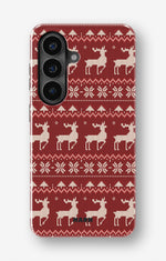 Samsung Galaxy A34 5G Tough Case – Reindeer Knit - View 1