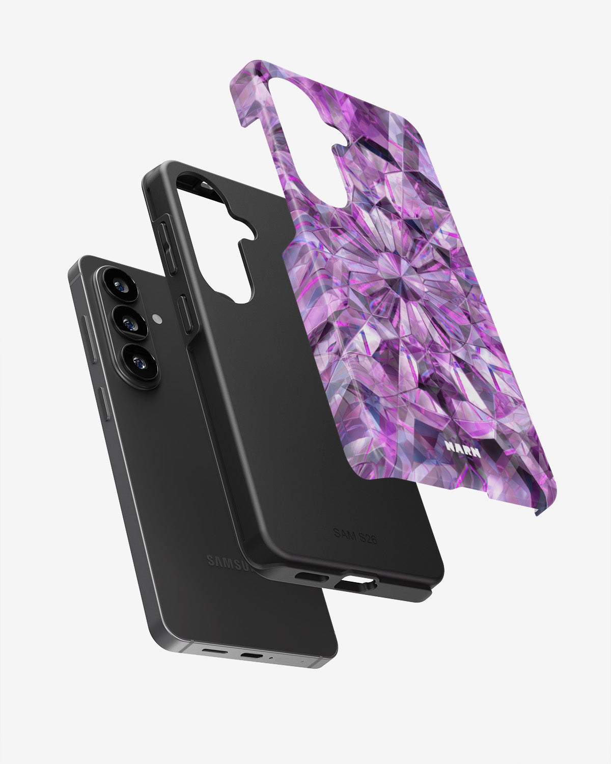 Samsung Galaxy A34 5G Tough Case – Lavender Crystals - View 3