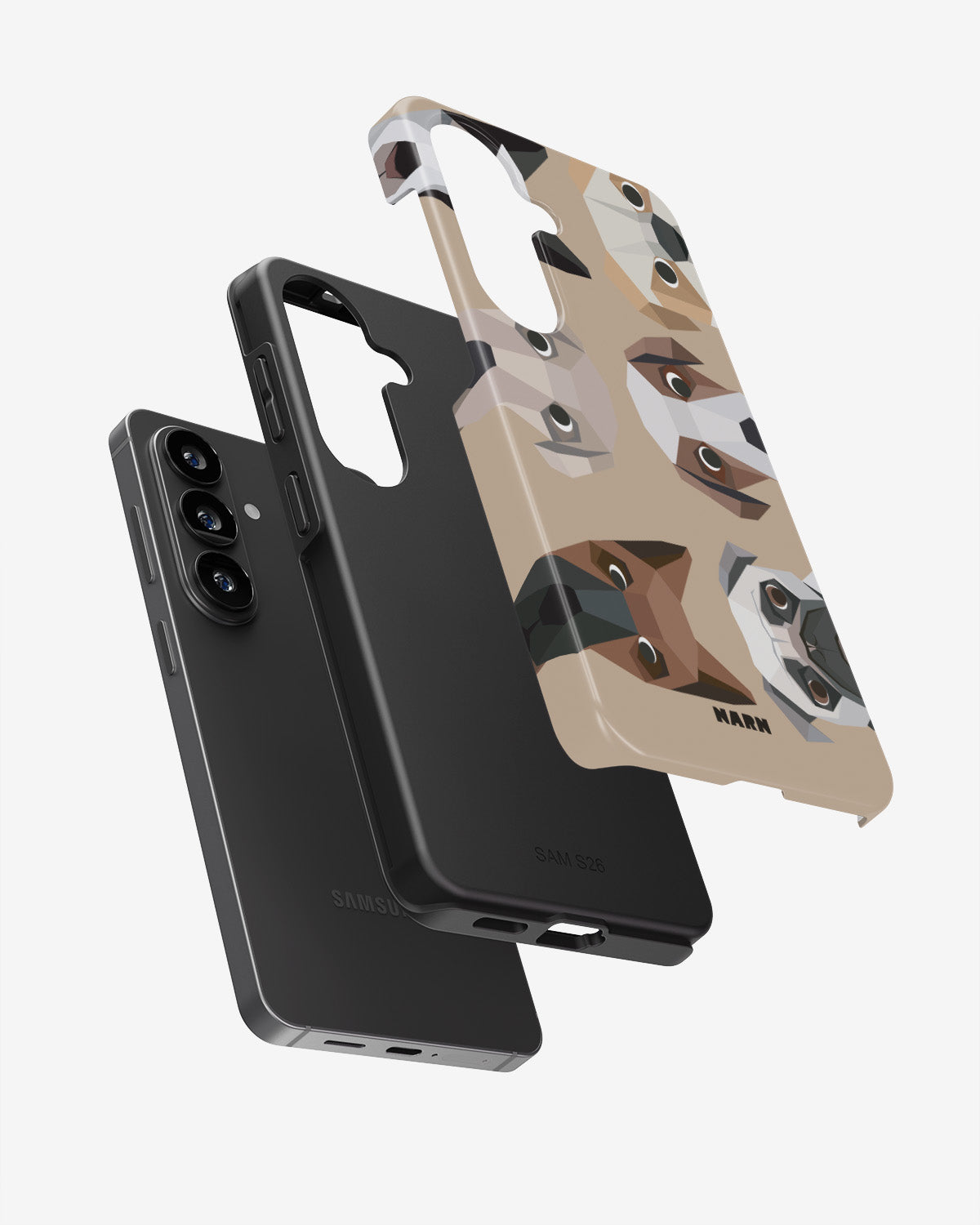 Samsung Galaxy A34 5G Tough Case – Cute Dogs - View 3
