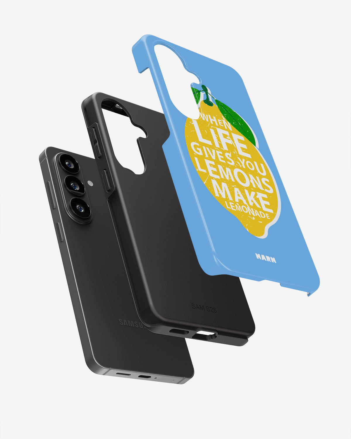 Samsung Galaxy A34 5G Tough Case – Lemon Quote - View 3