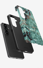 Samsung Galaxy A34 5G Tough Case – Green Marble - View 3