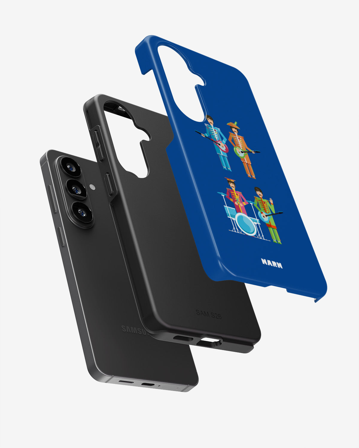 Samsung Galaxy A34 5G Tough Case – Beatles Blue - View 3
