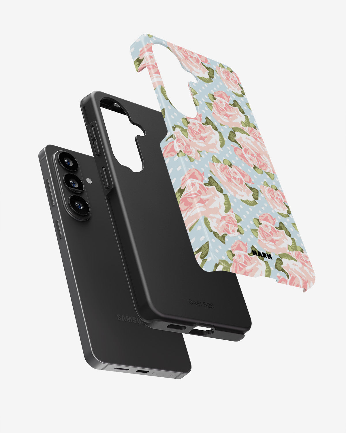 Samsung Galaxy A34 5G Tough Case – Rose Garden - View 3