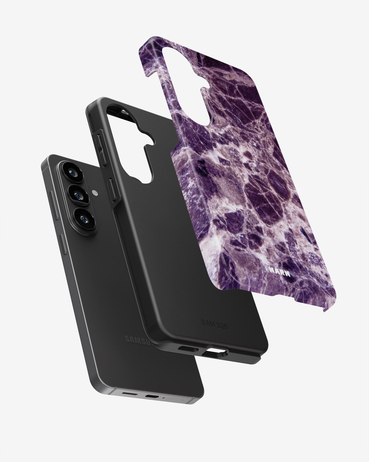 Samsung Galaxy A34 5G Tough Case – Purple Marble - View 3