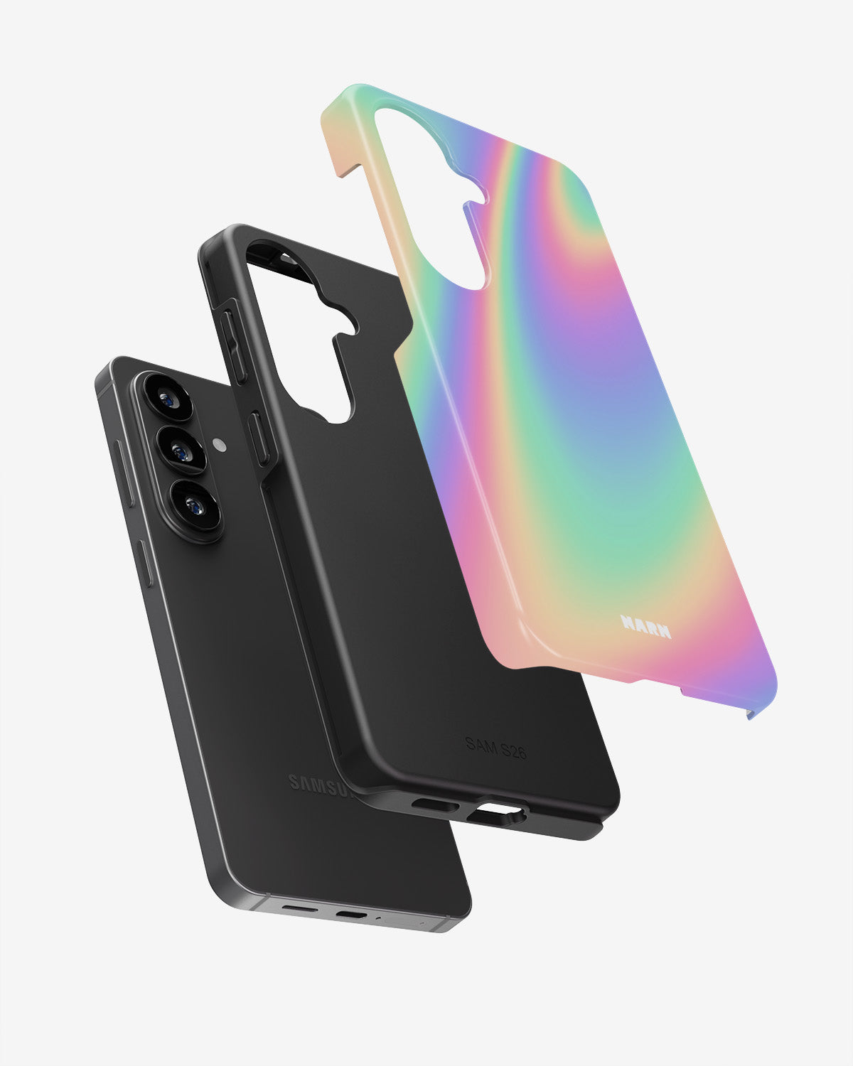 Samsung Galaxy A34 5G Tough Case – Rainbow Haze - View 3