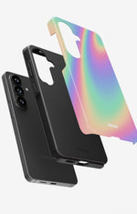 Samsung Galaxy A34 5G Tough Case – Rainbow Haze - View 3