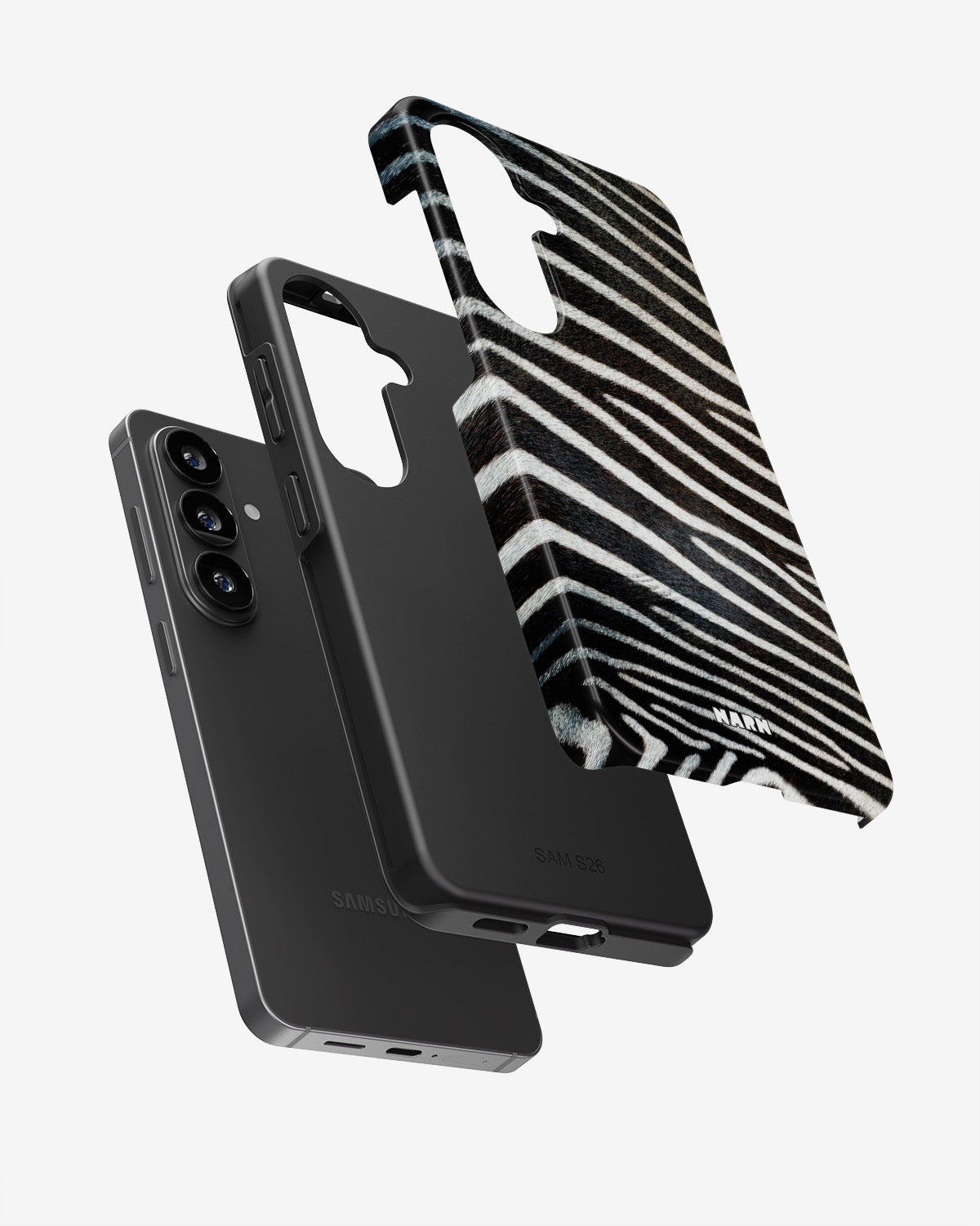 Samsung Galaxy A34 5G Tough Case – Zebra Stripe - View 3