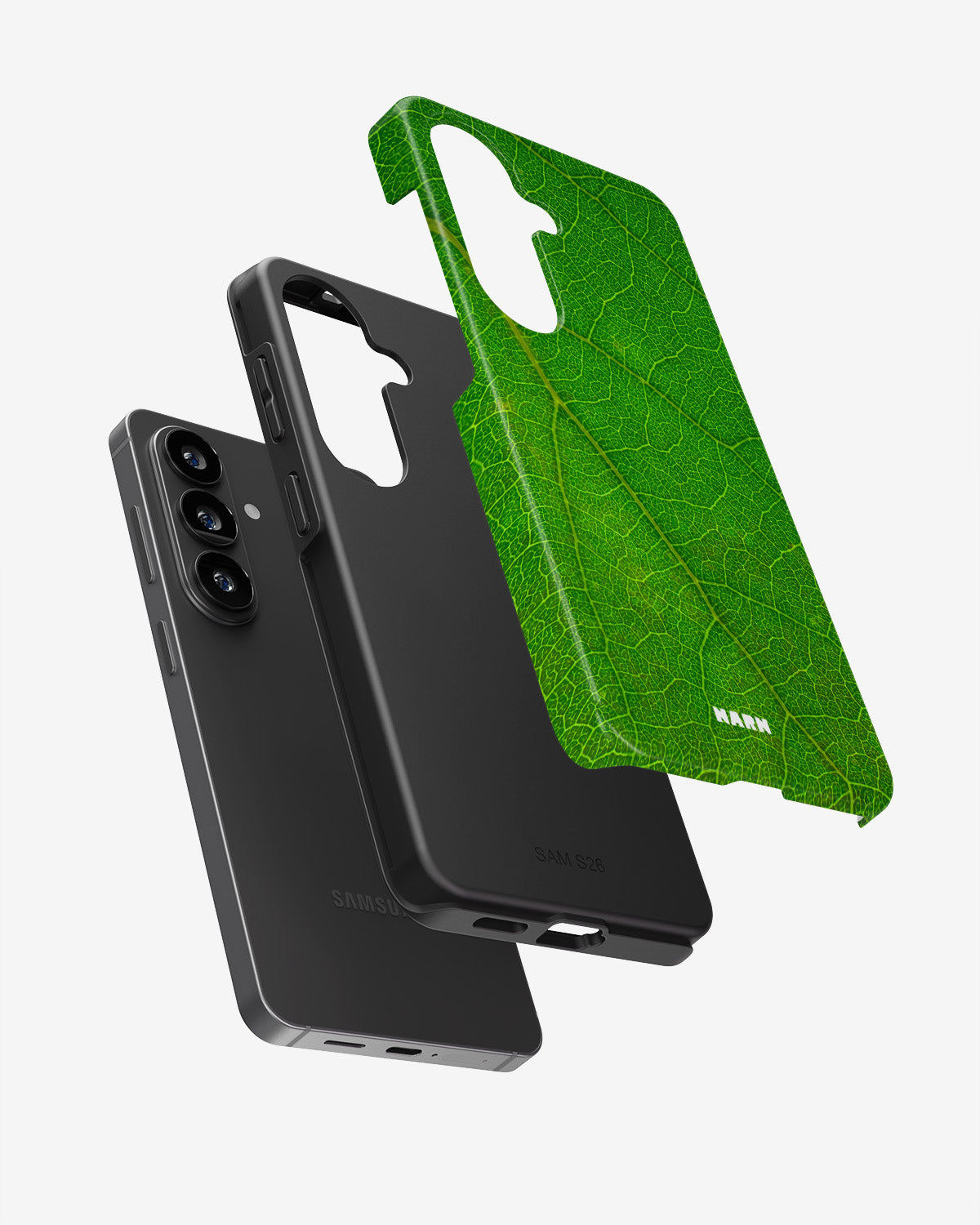 Samsung Galaxy A34 5G Tough Case – Green Leafy - View 3
