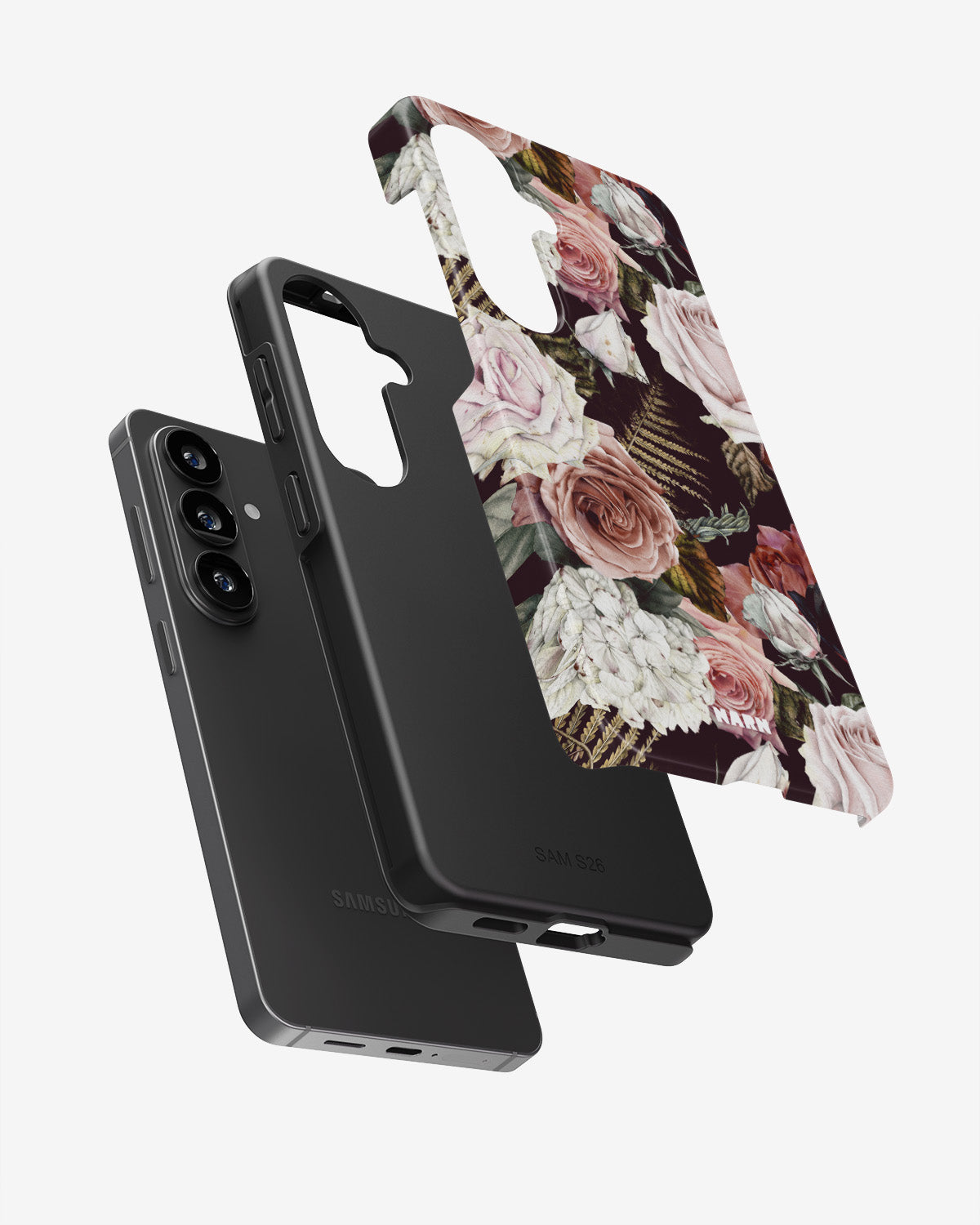 Samsung Galaxy A34 5G Tough Case – Midnight Roses - View 3
