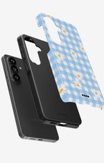 Samsung Galaxy A34 5G Tough Case – Blue Daisies - View 3