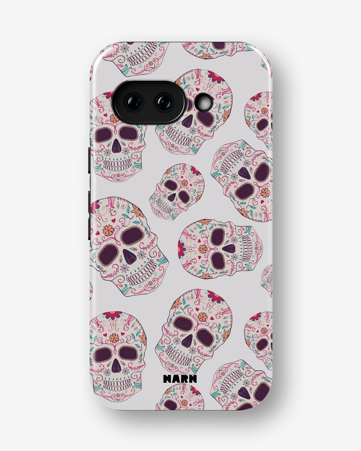 Google Pixel 10a Tough Case – Calavera Skulls - View 1