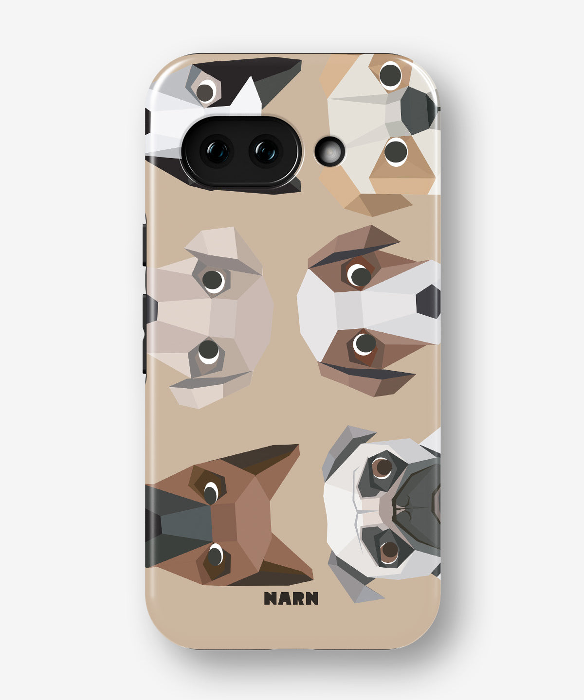 Google Pixel 10a Tough Case – Cute Dogs - View 1