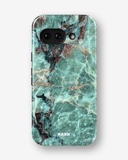 Google Pixel 10a Tough Case – Green Marble - View 1