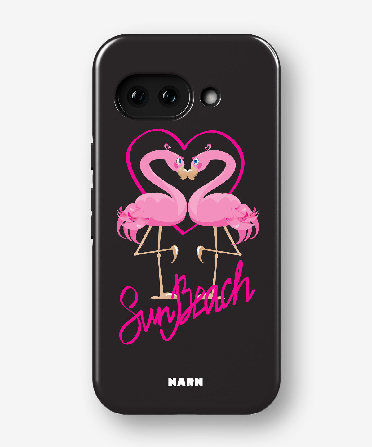 Google Pixel 10a Tough Case – Beach Flamingo - View 1