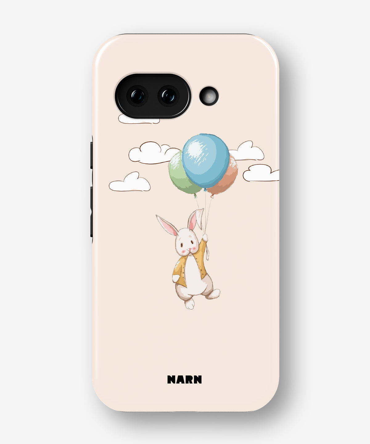 Google Pixel 10a Tough Case – Flying Rabbit - View 1