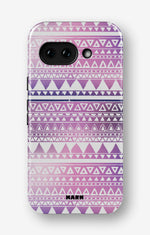 Google Pixel 10a Tough Case – Purple Aztec - View 1