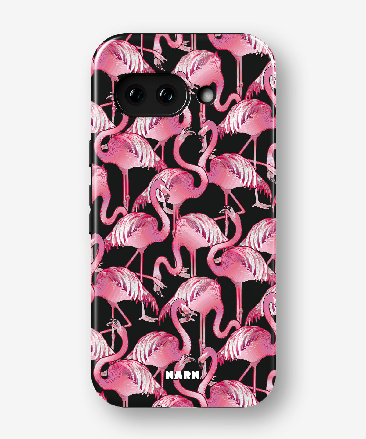 Google Pixel 10a Tough Case – Flamingos - View 1