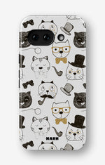 Google Pixel 10a Tough Case – Cartoon Cats - View 1