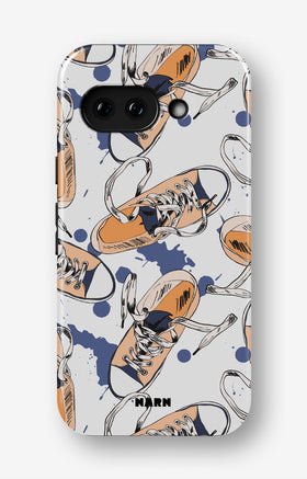 Google Pixel 10a Tough Case – Apricot Sneakers - View 1