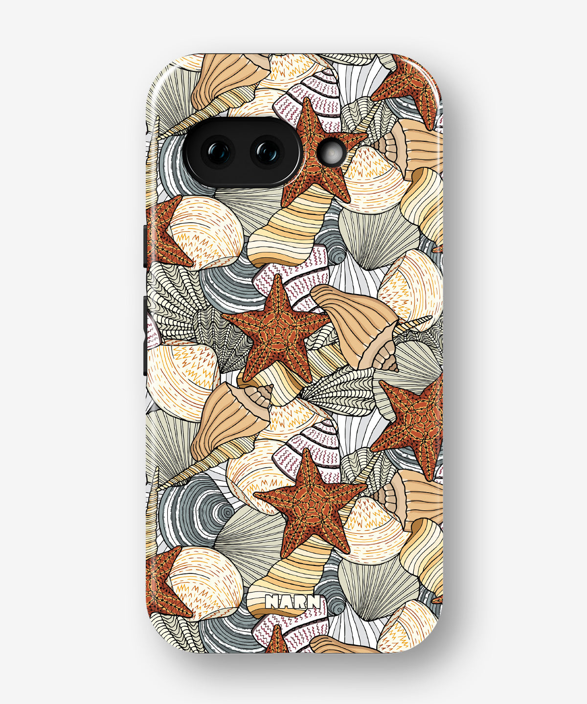 Google Pixel 10a Tough Case – Sea Shells - View 1