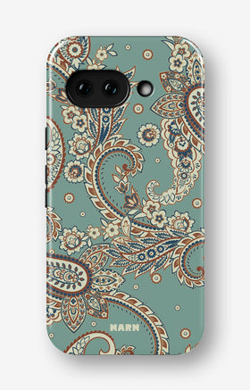 Google Pixel 10a Tough Case – Paisley Green - View 1