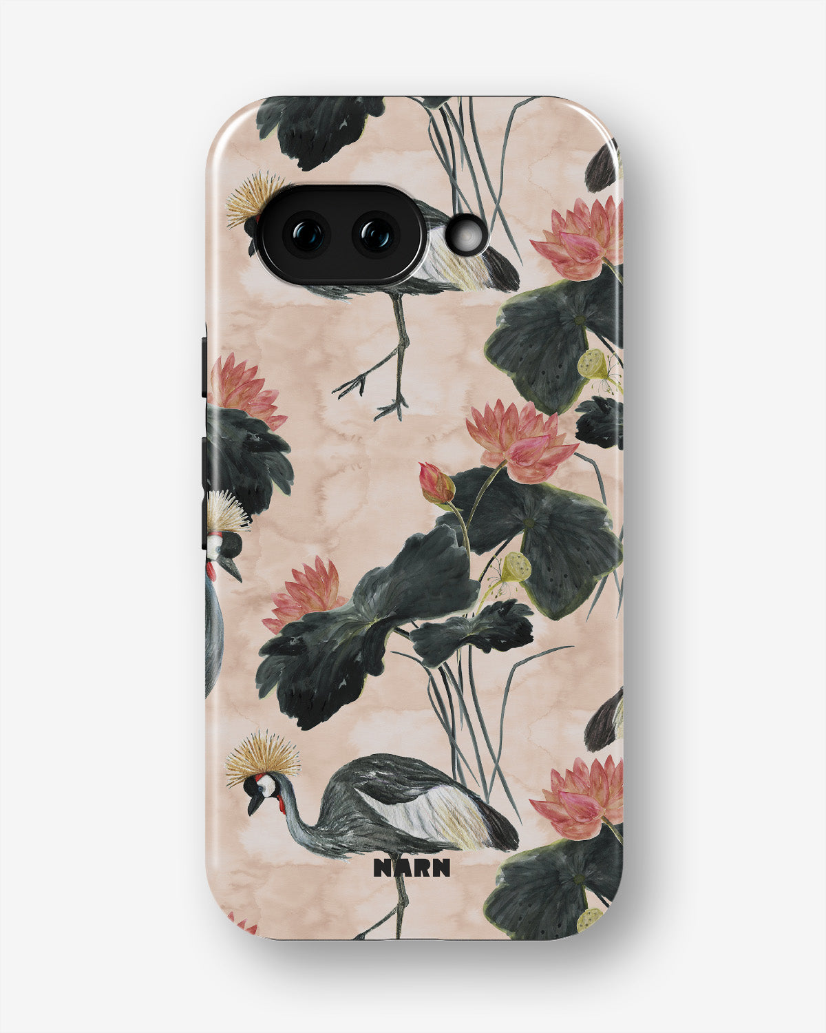 Google Pixel 10a Tough Case – Crowned Bird - View 1
