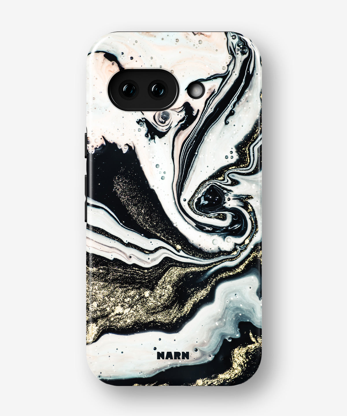 Google Pixel 10a Tough Case – Golden Swirl - View 1