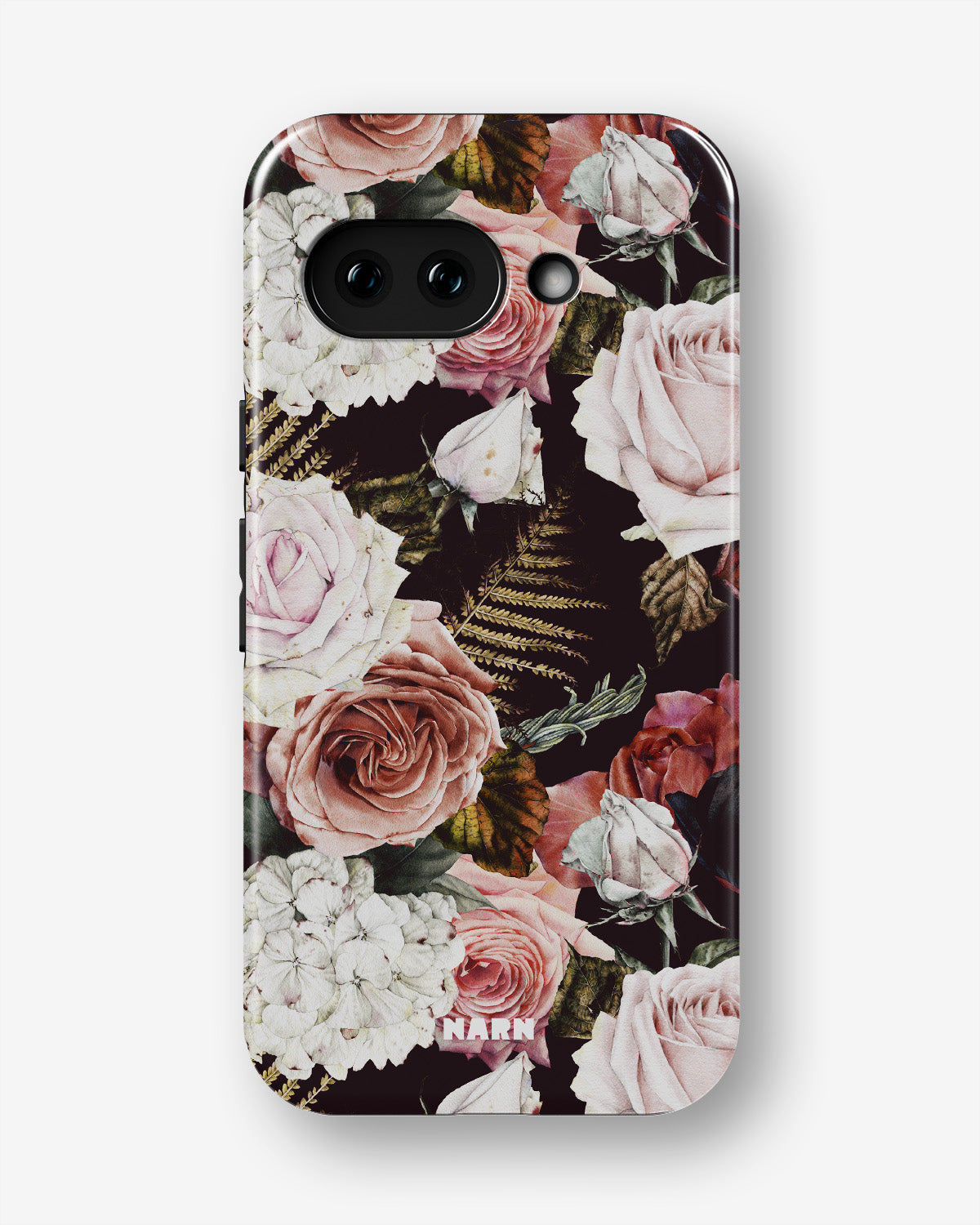 Google Pixel 10a Tough Case – Midnight Roses - View 1