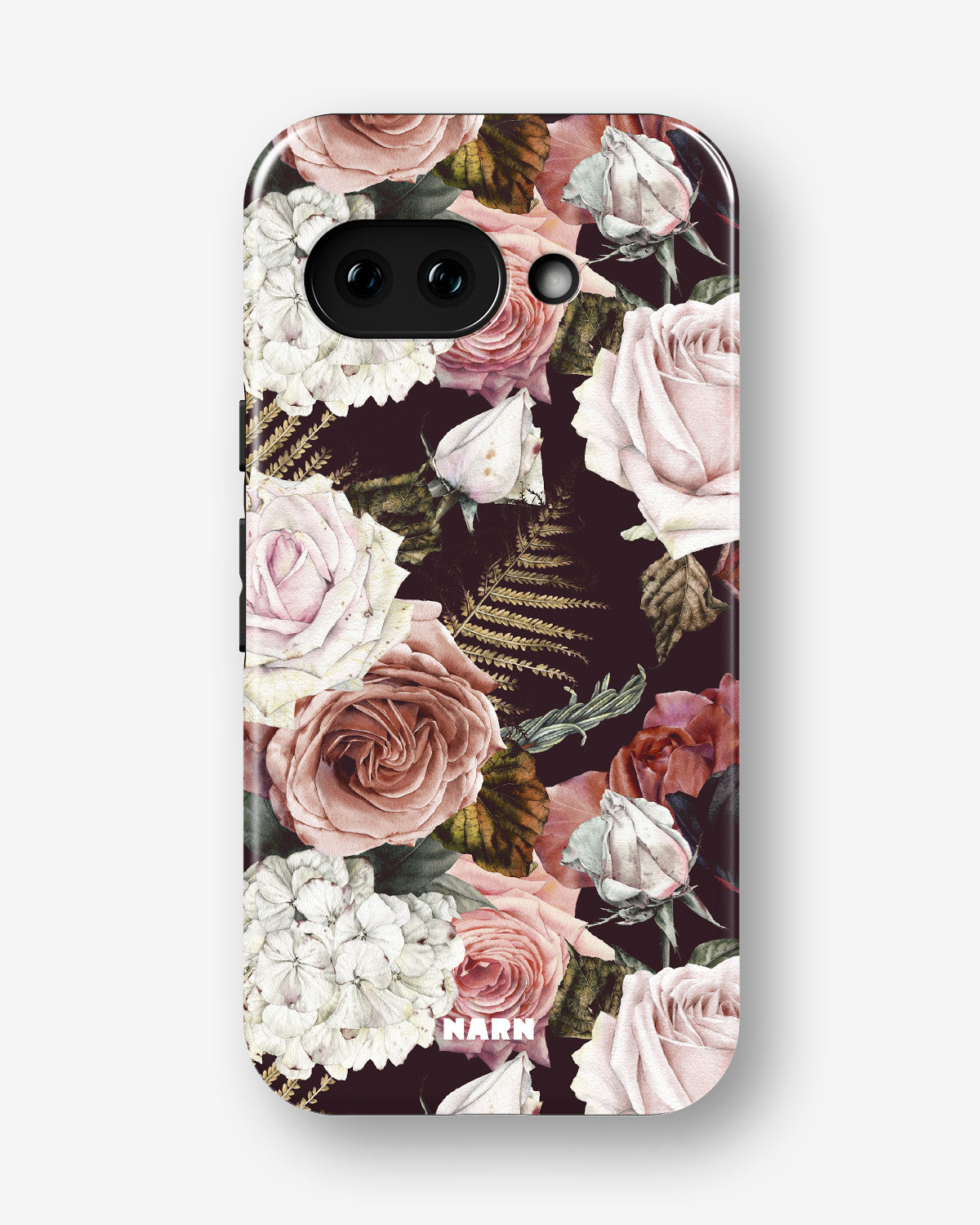Google Pixel 10a Tough Case – Midnight Roses - View 1