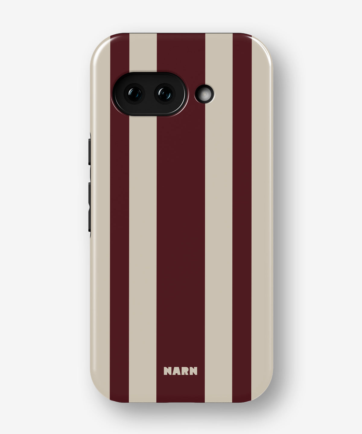 Google Pixel 10a Tough Case – Bordeaux Stripe - View 1