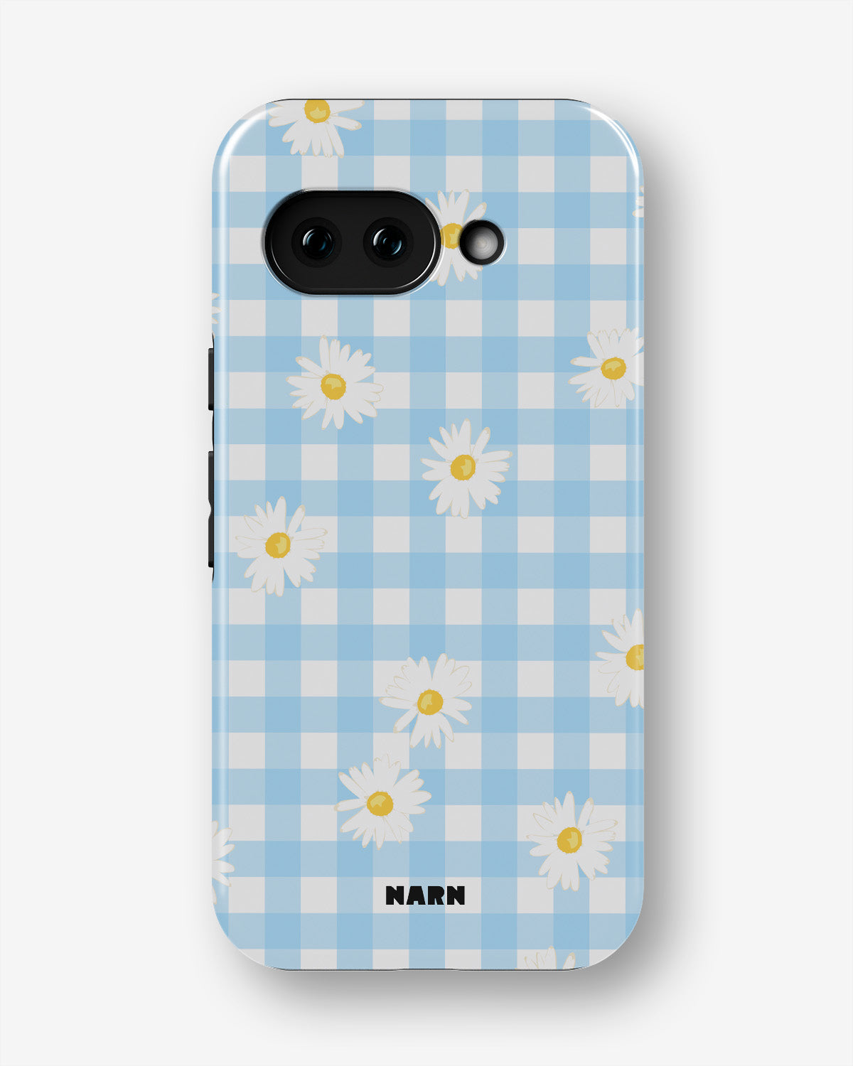 Google Pixel 10a Tough Case – Blue Daisies - View 1