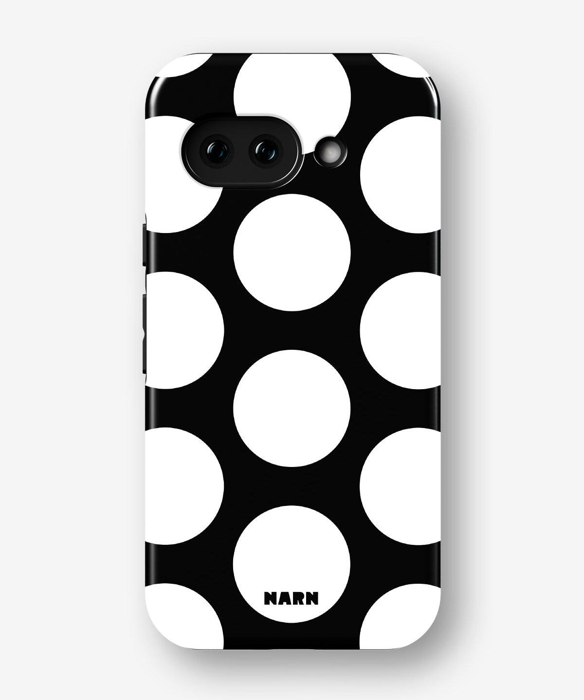 Google Pixel 10a Tough Case – Bold Dots - View 1