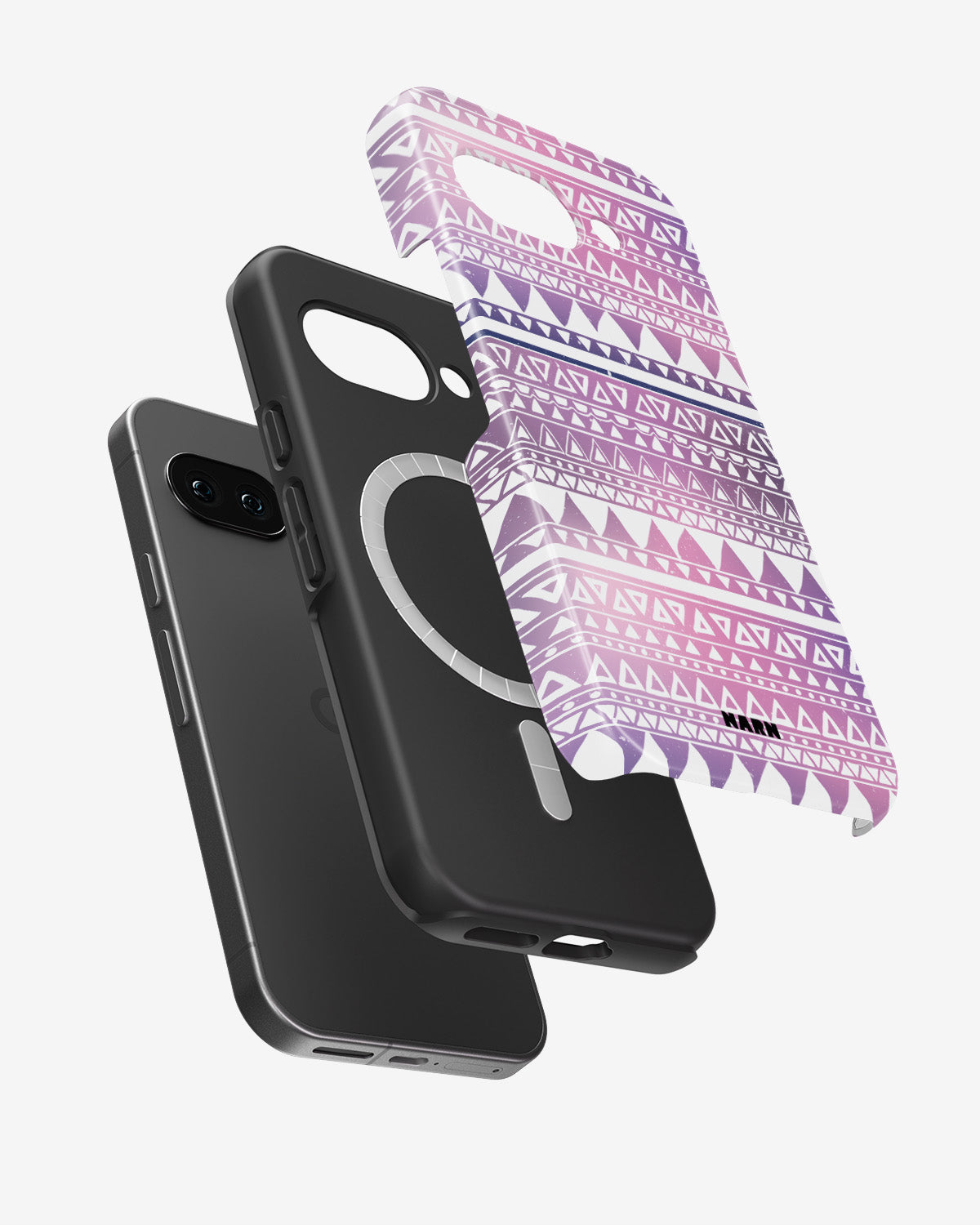 Google Pixel 10a Tough Case – Purple Aztec - View 2