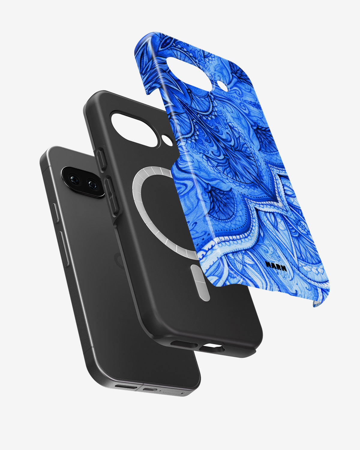 Google Pixel 10a Tough Case – Blue Vintage - View 2
