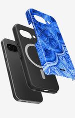 Google Pixel 10a Tough Case – Blue Vintage - View 2